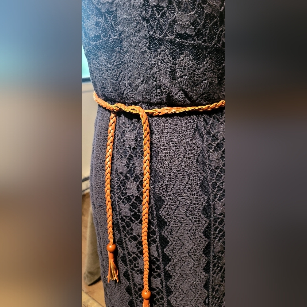 Boho Navy cotton lace sundress - Picture 6 of 10